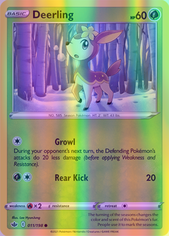 Deerling - 011/198 (SWSH06) Common - Near Mint Reverse Holofoil