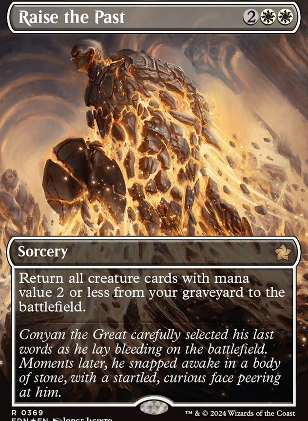 Raise the Past [#0369 Mana Foil] (FDN-R)