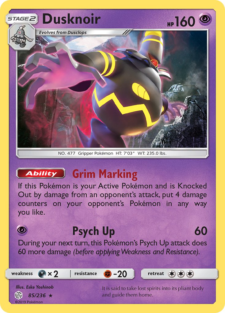 Dusknoir - 085/236 (CEC) Holo Rare - Near Mint Holofoil