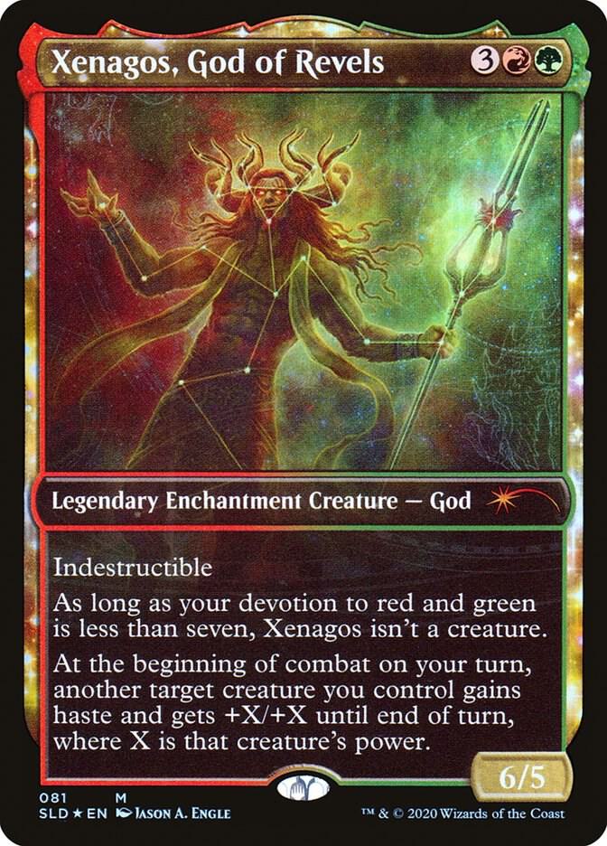 Xenagos, God of Revels [#081] (SLD-M-FOIL)