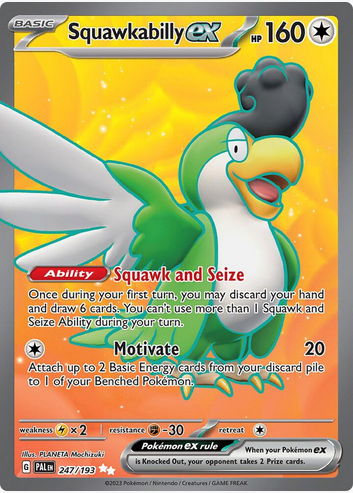 Squawkabilly ex - 247/193 (PAL) Ultra Rare - Near Mint Holofoil