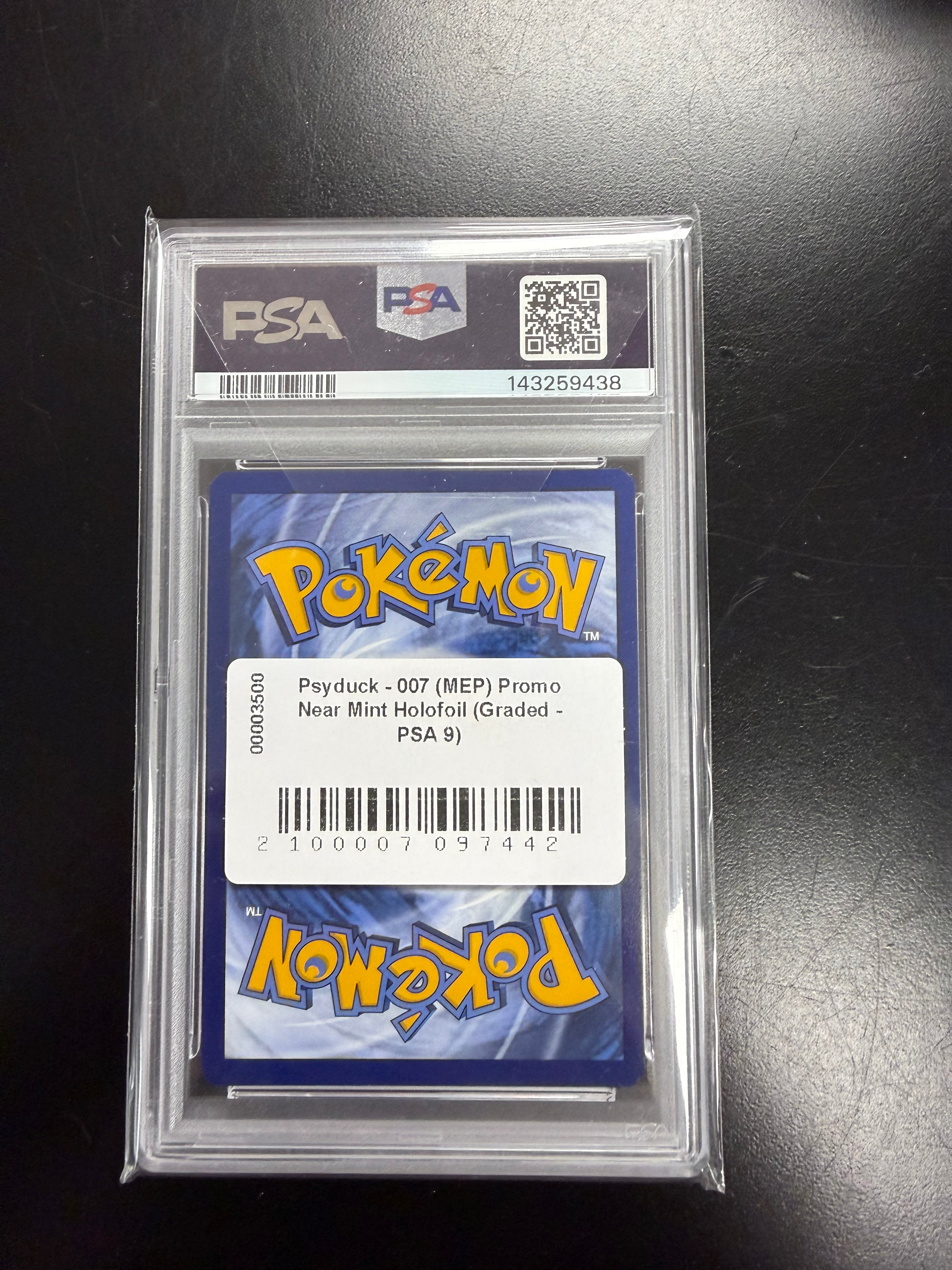 Psyduck - 007 (MEP) Promo Near Mint Holofoil (Graded - PSA 9)