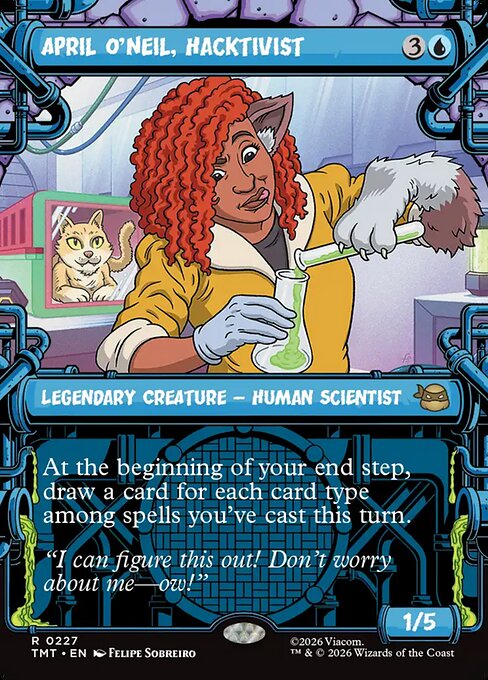 April O'Neil, Hacktivist (0227) [ #0227 Sewer Frame Showcase ] (TMT-R)