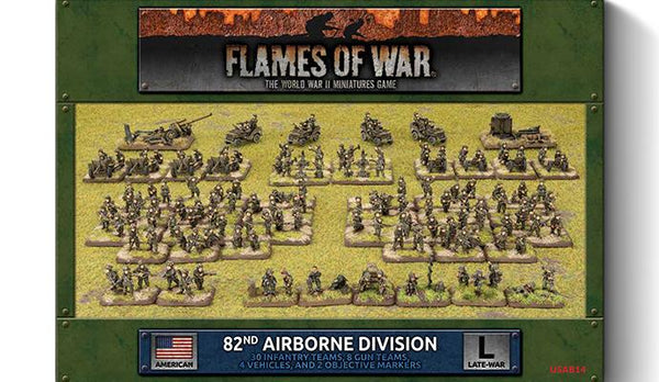 Flames of War: WWII: USA (USAB14) - 82nd Airborne Division Box (Market Garden 80th Anniversary Edition)