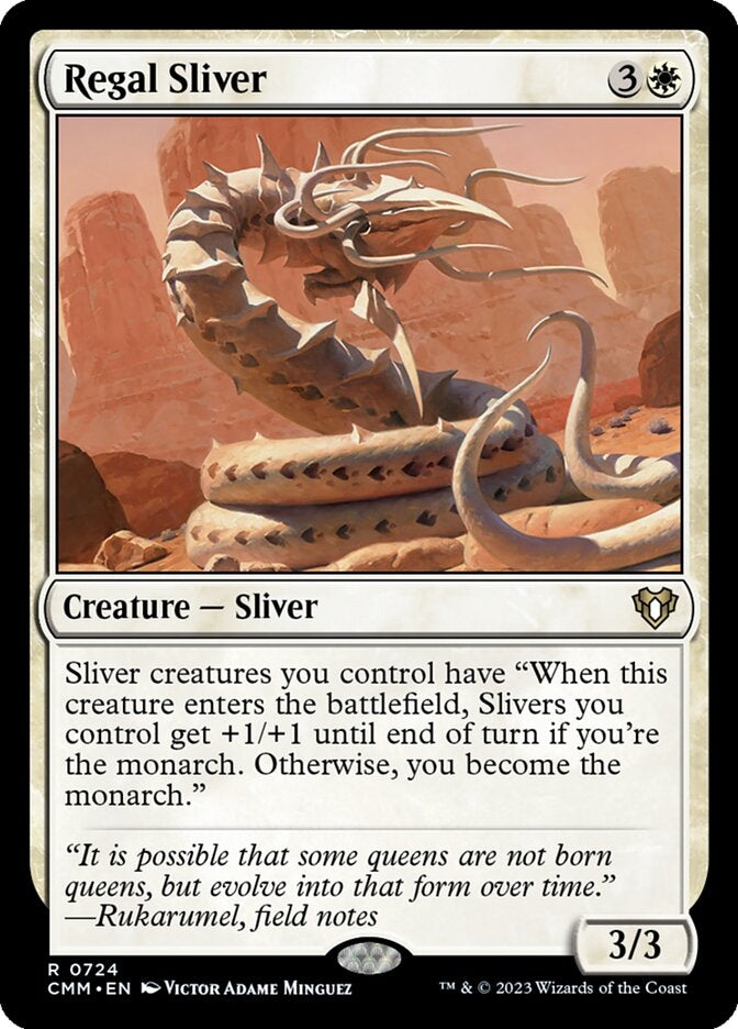 Regal Sliver [#0724 New Commander Cards] (CMM-R)