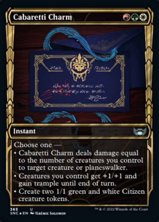 Cabaretti Charm [ #365 Gilded Foil ] (SNC-U)