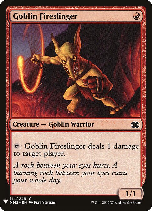 Goblin Fireslinger [Mystery Booster #0953] (MM2-C)