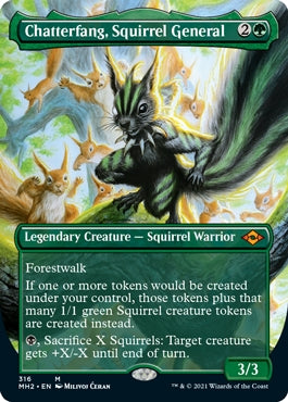 Chatterfang, Squirrel General [#316 Alternate-Art Borderless] (MH2-M)