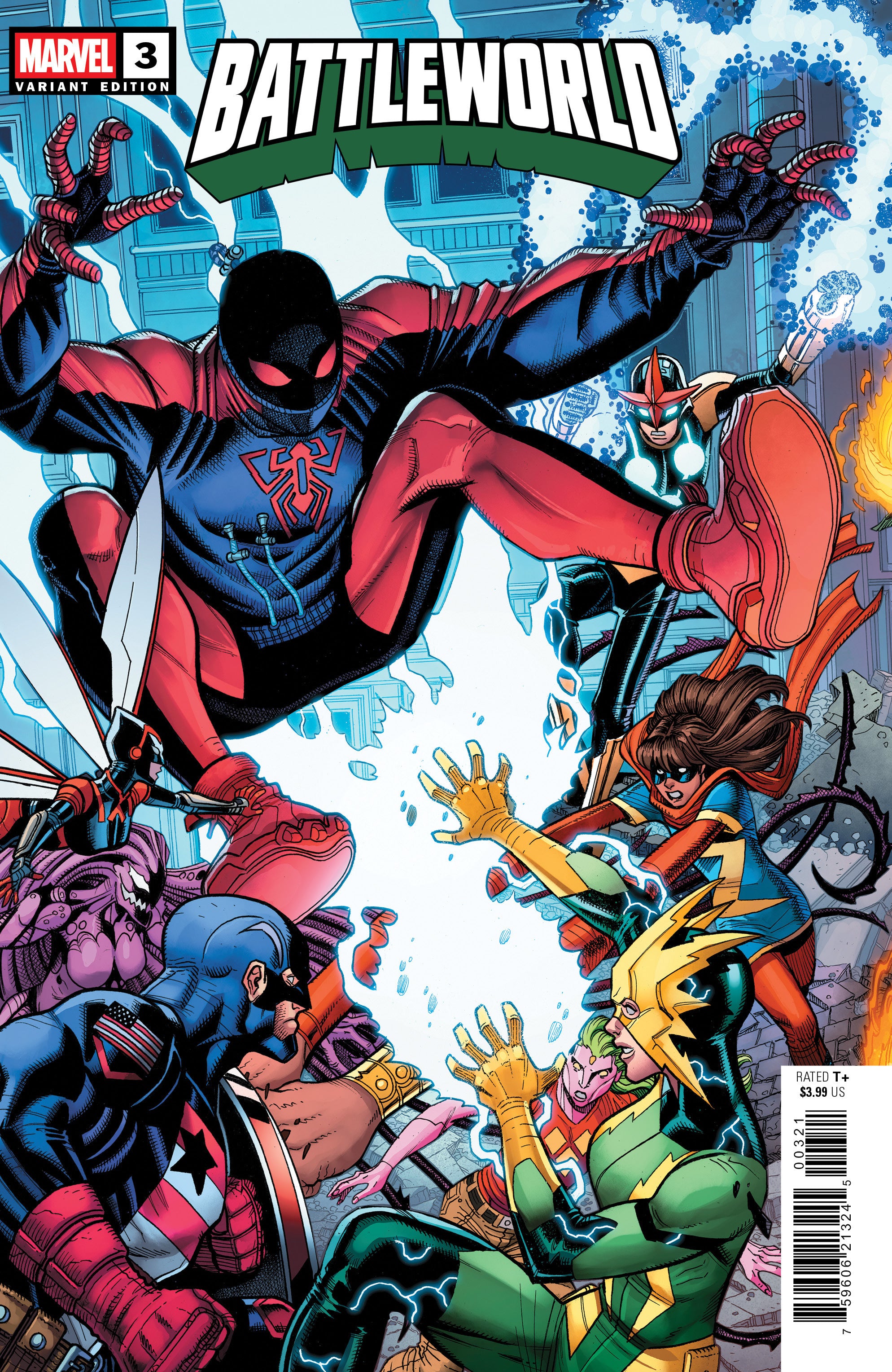 BATTLEWORLD #3 NICK BRADSHAW 5-PART CONNECTING VARIANT C