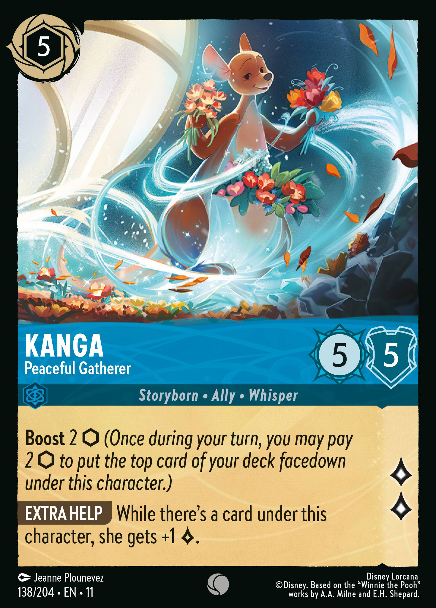 Kanga - Peaceful Gatherer (138/204 - Winterspell)  Common