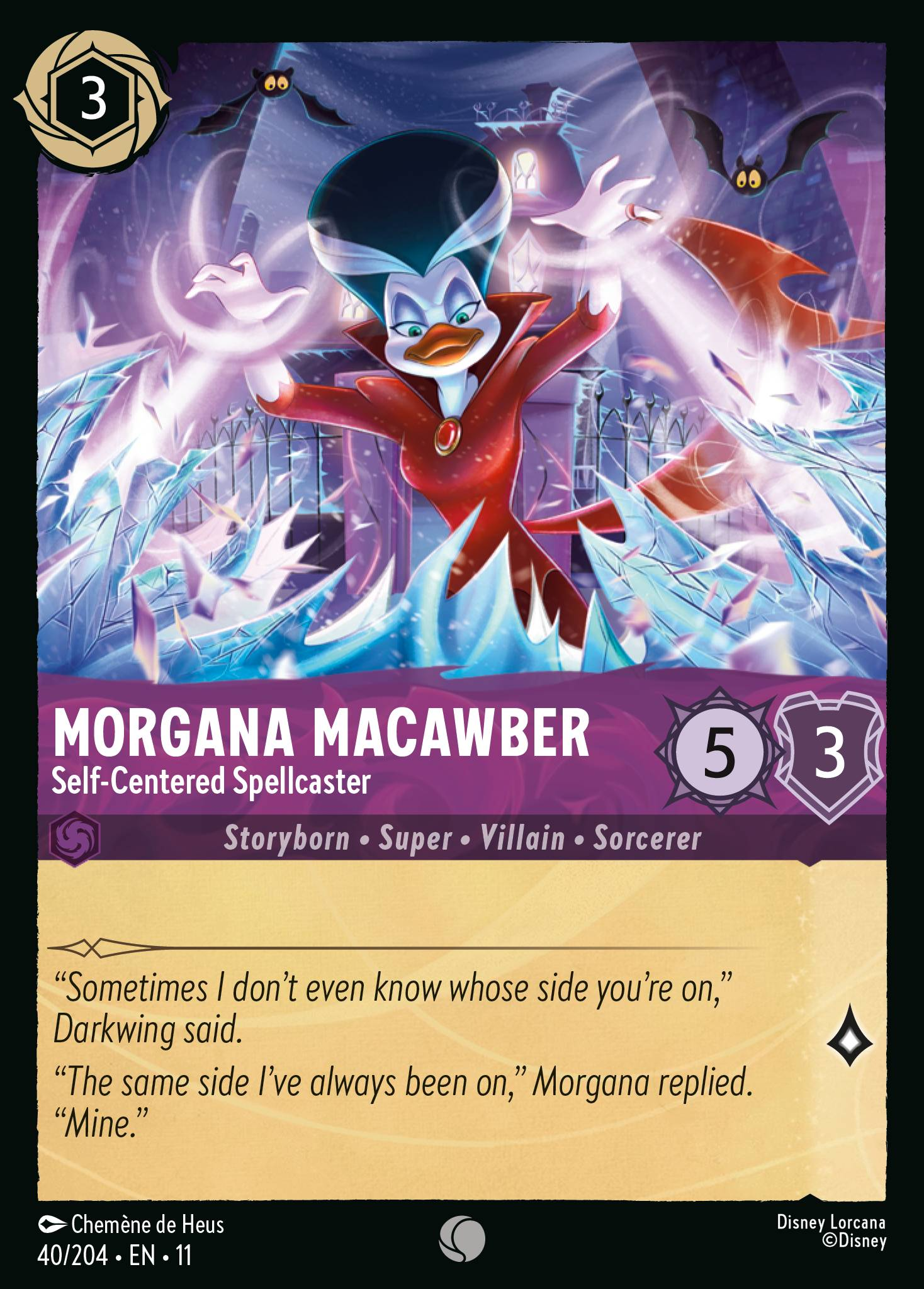 Morgana Macawber - Self-Centered Spellcaster (040/204 - Winterspell)  Common