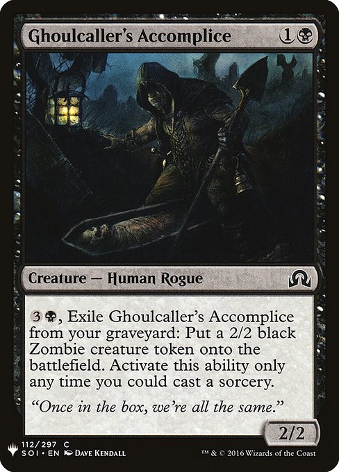 Ghoulcaller's Accomplice [Mystery Booster #0668] (SOI-C)