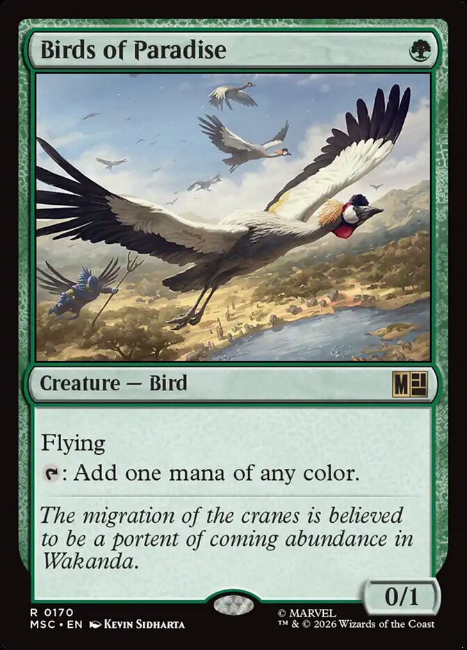 Birds of Paradise [ #0170 Surge Foil ] (MSC-R)