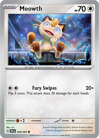 Meowth - 048/064 (SFA) Common - Near Mint