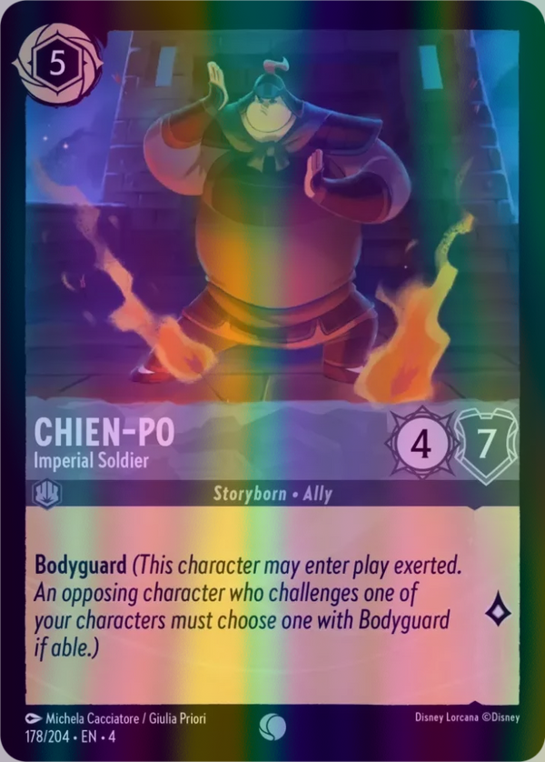 Chien-Po - Imperial Soldier (Ursula's Return 178/204) Common - Near Mint Cold Foil