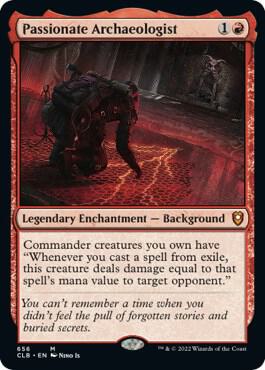 Passionate Archaeologist [#656 Commander Decks] (CLB-M-FOIL) Light Play