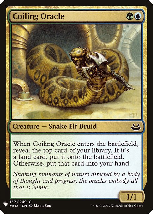 Coiling Oracle [Mystery Booster #1409] (MM3-C)