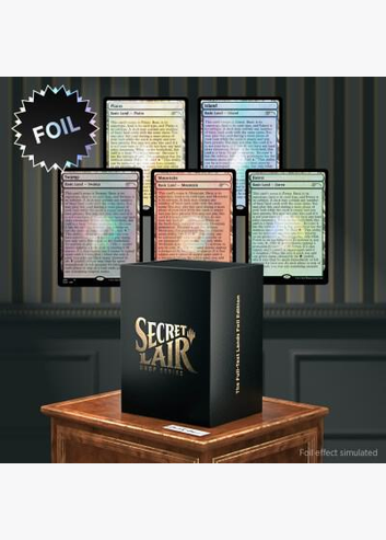 MTG: Secret Lair - The Full-Text Lands Traditional Foil Edition
