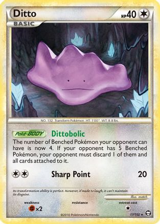 Ditto (17/102) Reverse Holofoil