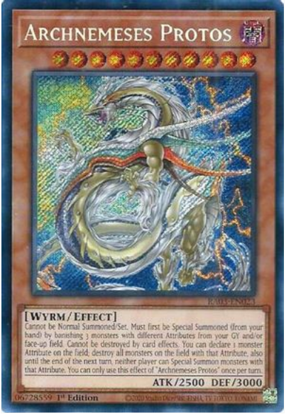 Archnemeses Protos (RA03-EN023) Quarter Century Secret Rare - Near Mint 1st Edition