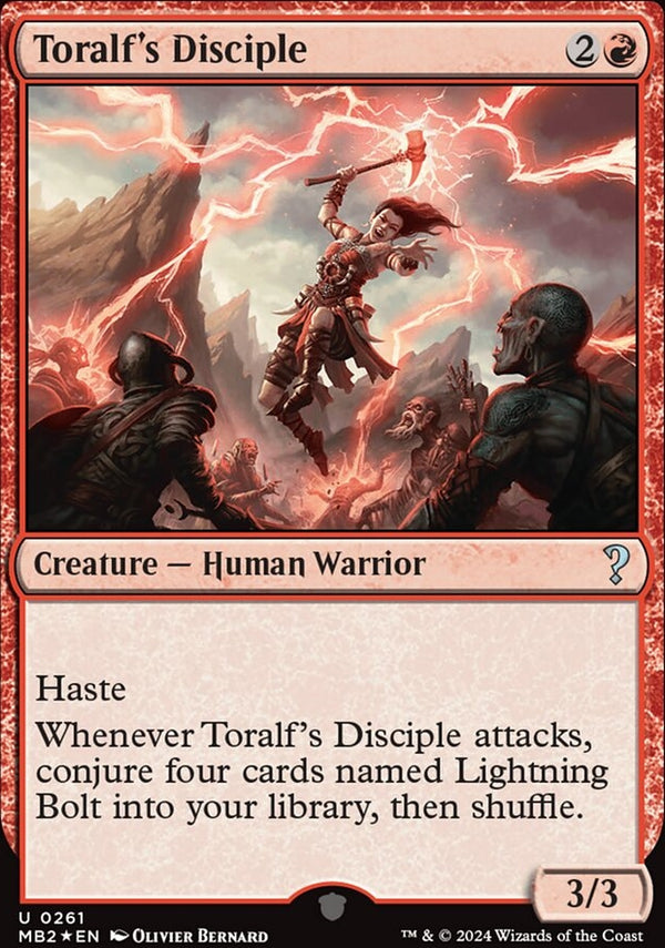 Toralf's Disciple [#0261 Alchemy Made Real] (MB2-U-FOIL)