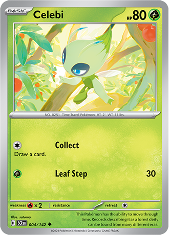 Celebi - 004/142 (SCR) Uncommon - Near Mint