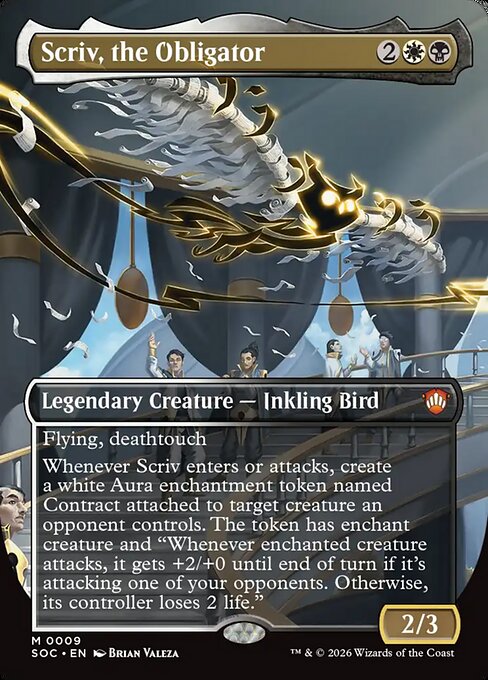 Scriv, the Obligator [ #0009 Borderless ] (SOC-M)