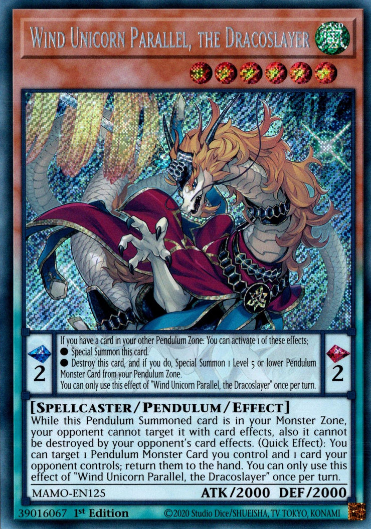 Wind Unicorn Parallel, the Dracoslayer (MAMO-EN125)