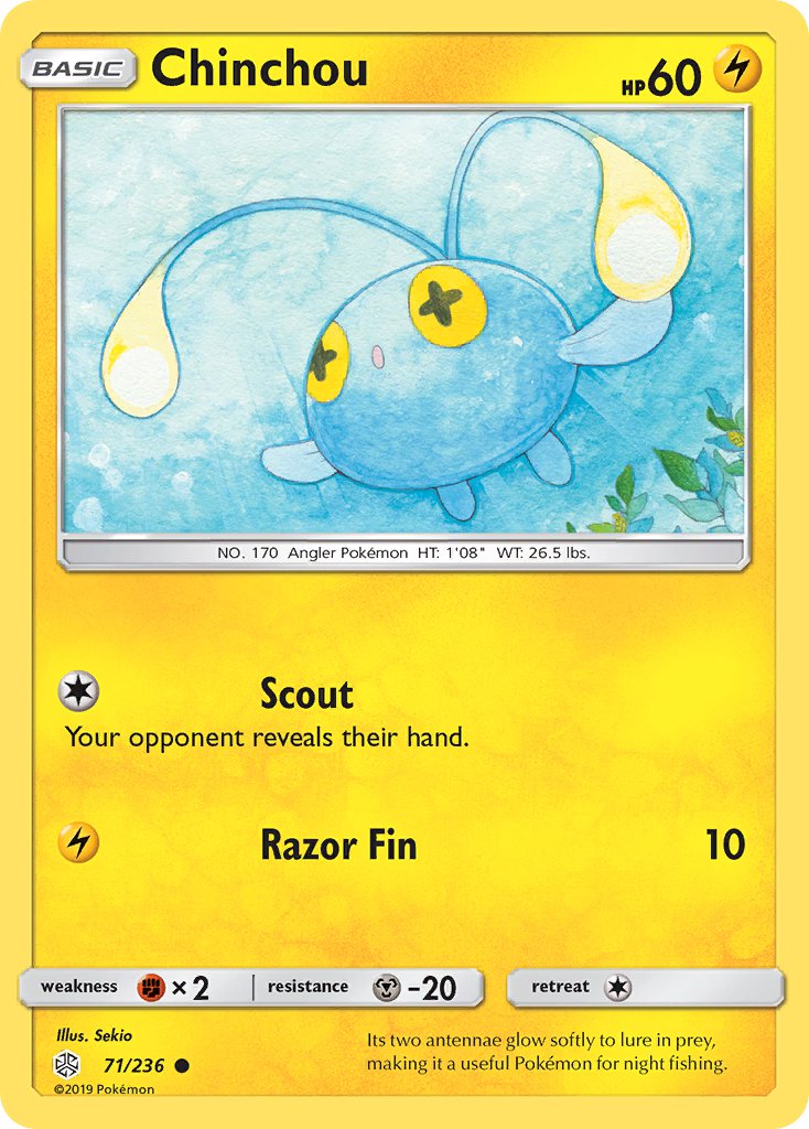 Chinchou - 071/236 (CEC) Common - Near Mint