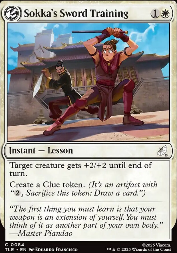 Sokka's Sword Training [ #0084 ] (TLE-C)