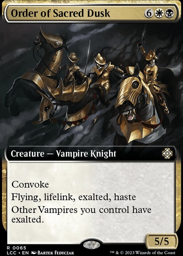 Order of Sacred Dusk [#0065 Extended Art] (LCC-R)