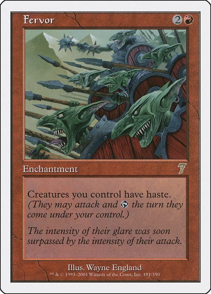 Fervor (7ED-R) Light Play