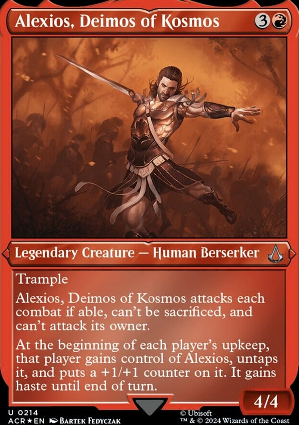 Alexios, Deimos of Kosmos [#0214 Etched Foil] (ACR-U)