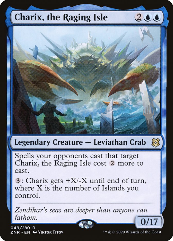 Charix, the Raging Isle (ZNR-R-PP-FOIL)