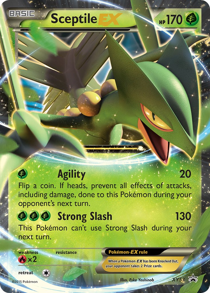 Sceptile EX - XY53 - XY53 (XY:PR) Promo - Near Mint Holofoil