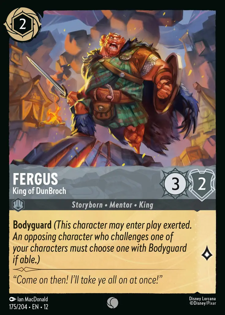 Fergus - King of DunBroch (175/204 - Wilds Unknown) Common