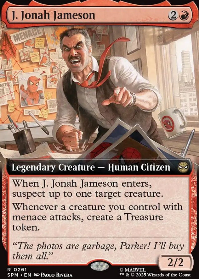 J. Jonah Jameson [ #0261 Extended Art ] (SPM-R)