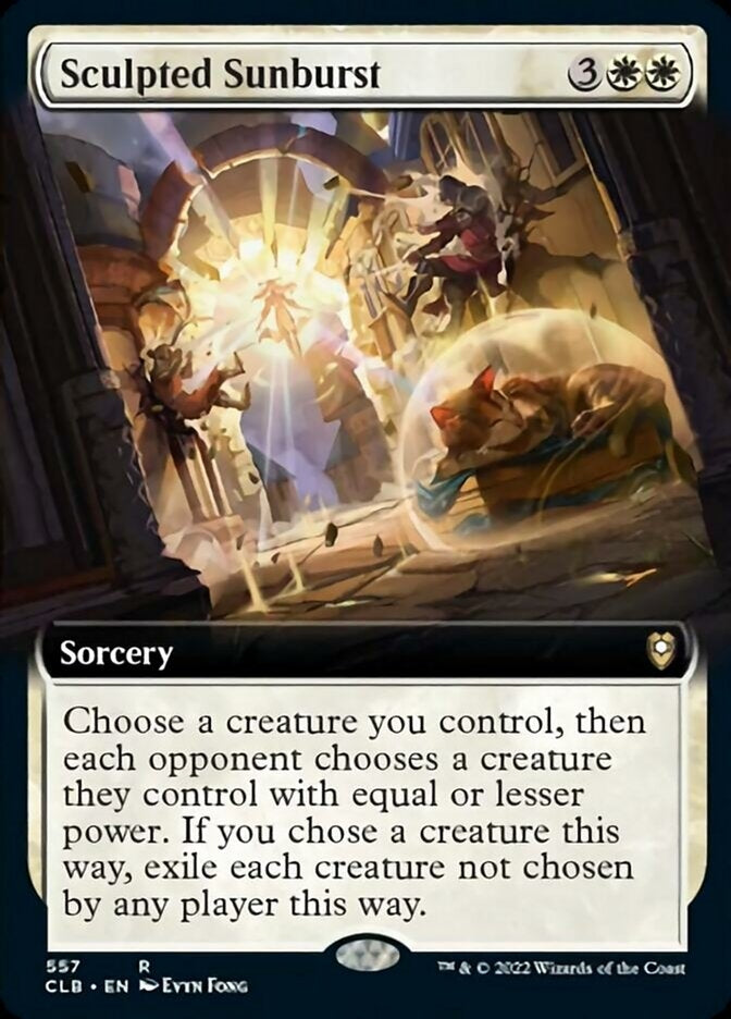 Sculpted Sunburst [#557 Extended Art] (CLB-R)