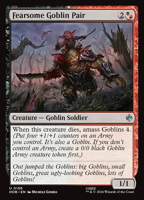 Fearsome Goblin Pair [ #0156 ] (HOB-U)