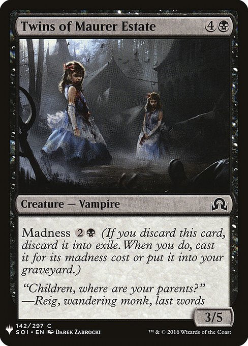 Twins of Maurer Estate [Mystery Booster #0802] (SOI-C)