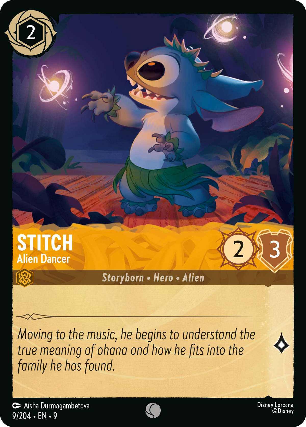 Stitch - Alien Dancer (009/204 - Fabled)  Common