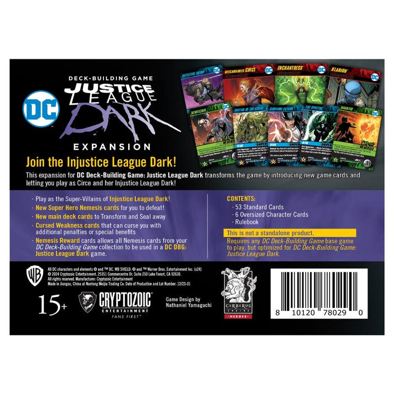 DC Comics Deck-Building Game - Justice League Dark Expansion