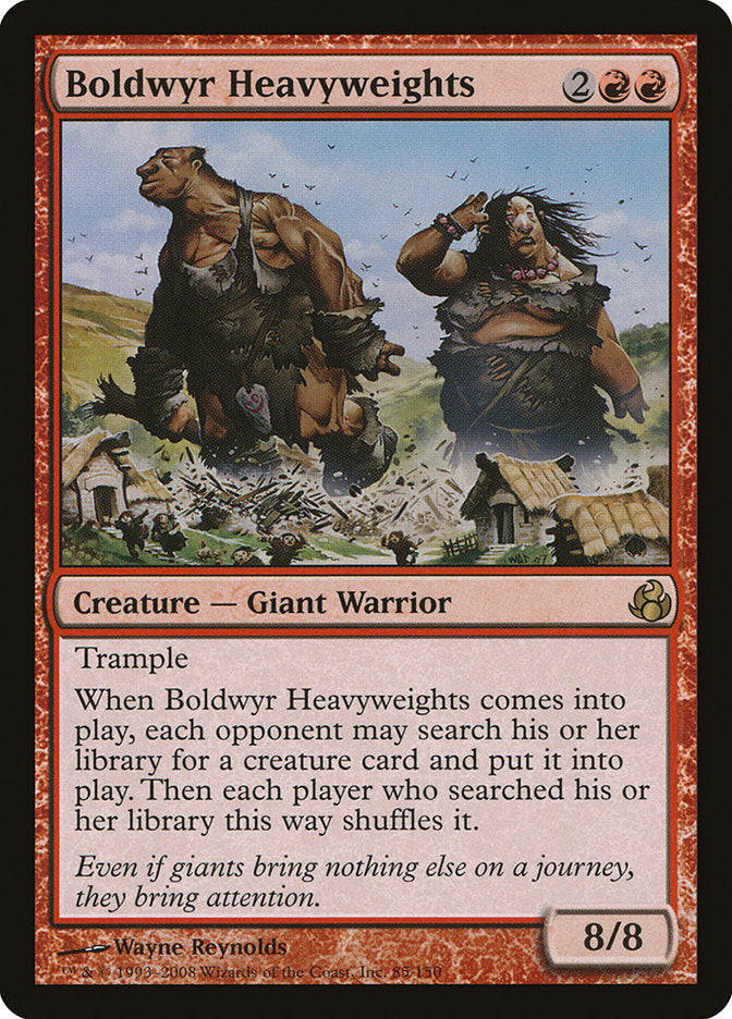 Boldwyr Heavyweights (MOR-R) Moderate Play