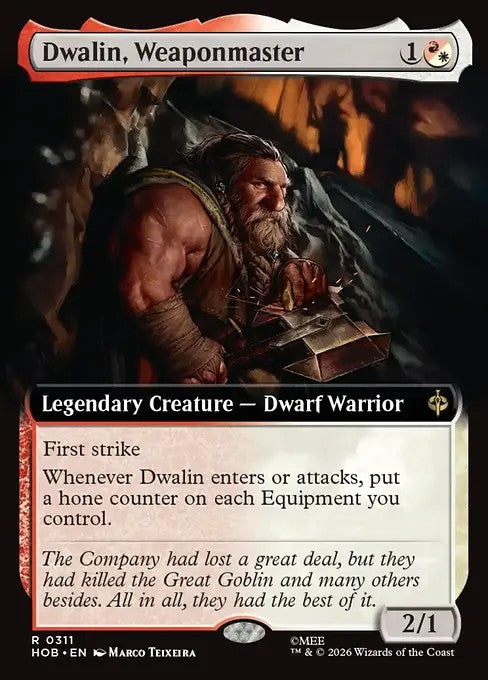 Dwalin, Weaponmaster [ #0311 Extended Art ] (HOB-R)