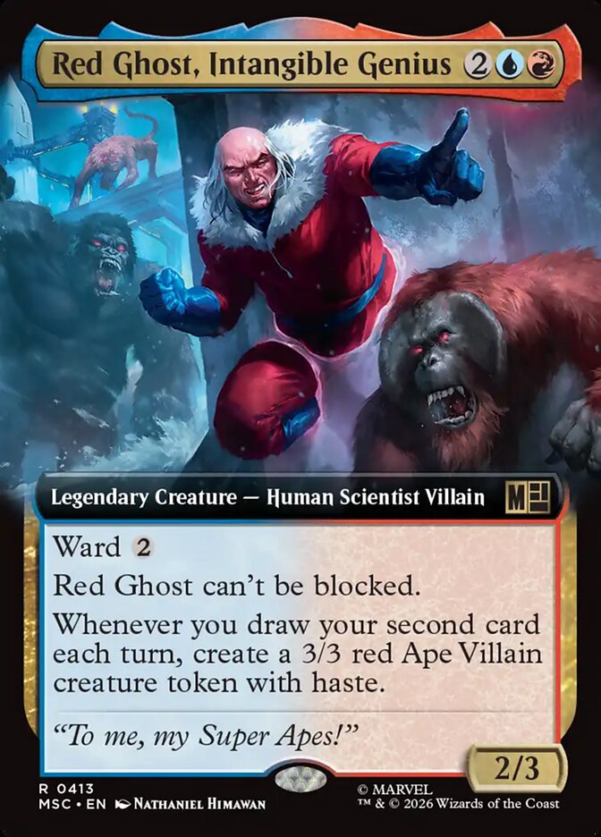 Red Ghost, Intangible Genius [ #0413 Extended Art ] (MSC-R)