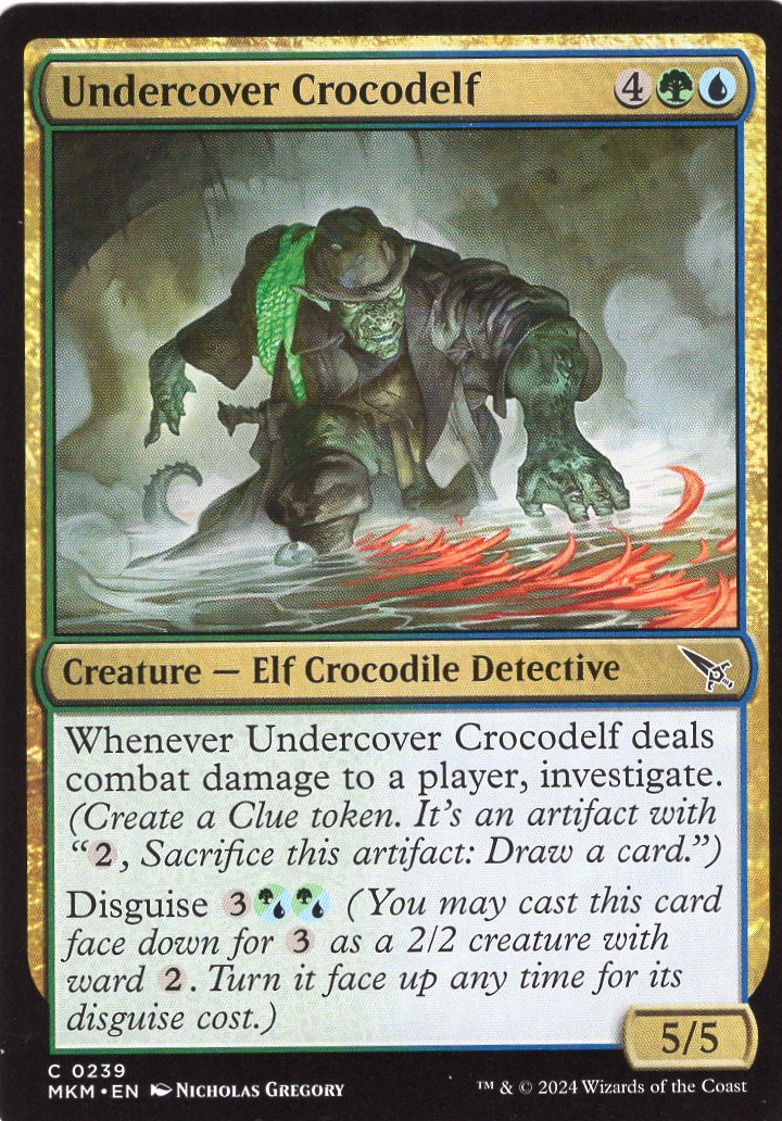 Undercover Crocodelf [#0239-Green] (MKM-C)