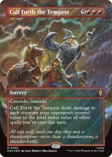 Call Forth the Tempest [ #0062 Borderless Surge Foil ] (HOC-M)