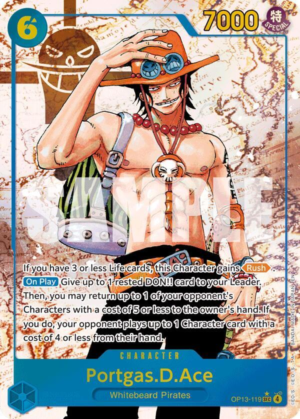 Portgas.D.Ace (Parallel) - Carrying On His Will (OP13-119)