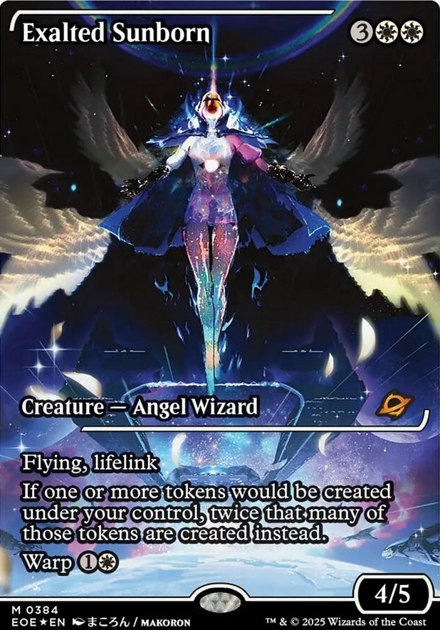 Exalted Sunborn [ #0384 Fracture Foil Japan Showcase] (EOE-M)