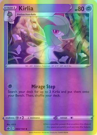 Kirlia - 060/198 (SWSH06) Uncommon - Near Mint Reverse Holofoil